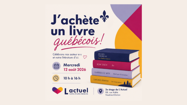 J’achète un livre québécois J'achète un livre québécois
