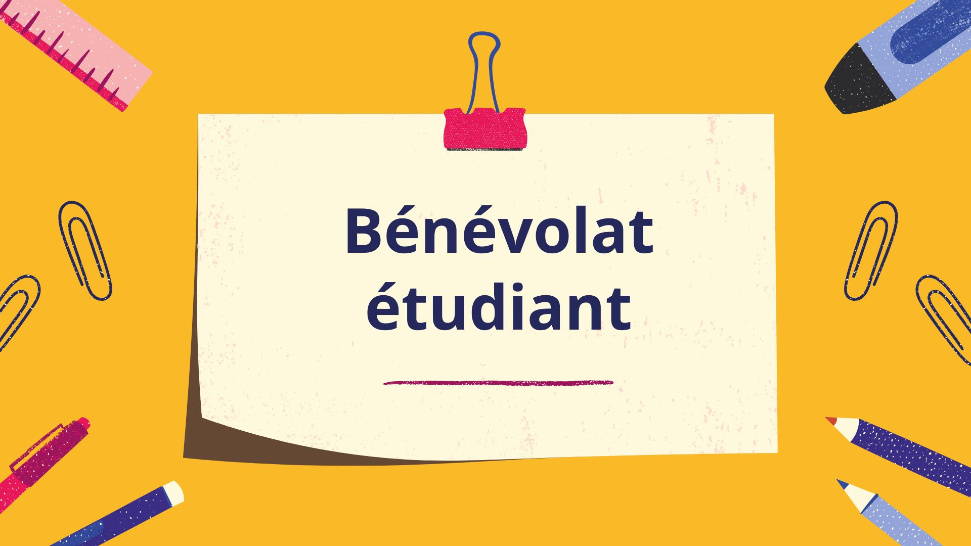 Pink and Cream Illustration Social Science Class Education Presentation Bénévolat étudiant